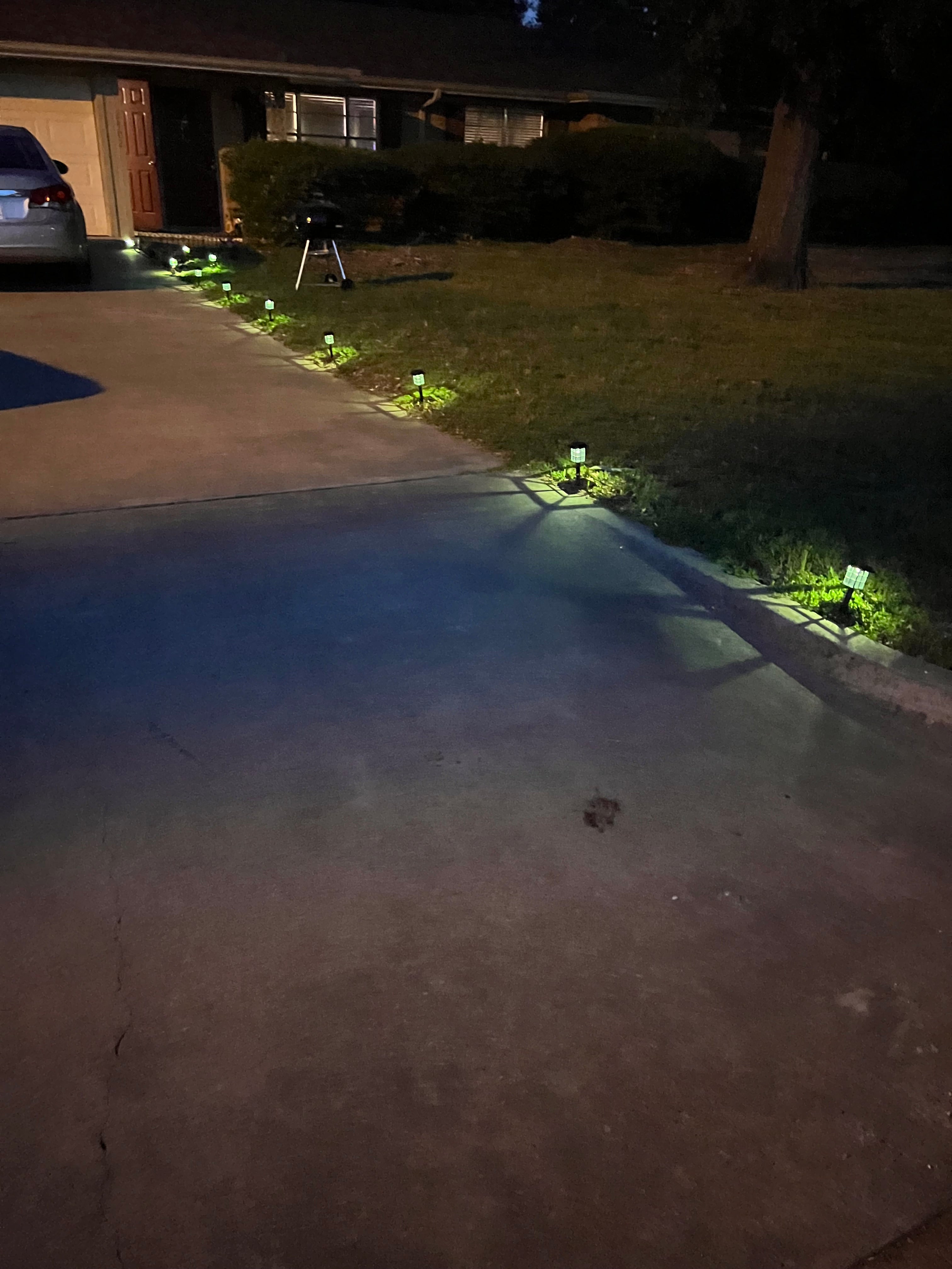 Flowerbed and Hardscaping